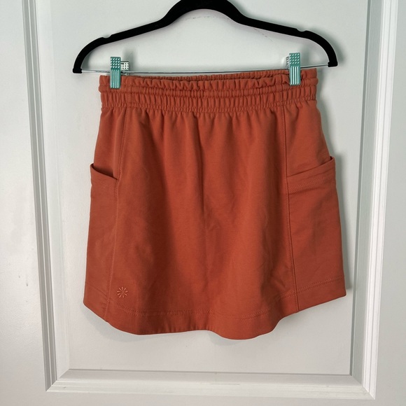 💌 Athleta Retroterry Skirt Drawstring in Sunbaked Clay size XS - Picture 3 of 6